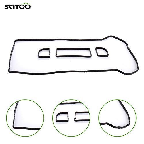 Image of SCITOO Engine Valve Cover with Gasket Replacement for Mercury for Ford Escape Focus Z4 2005-2013 Valve Cover Gasket Set QR25DE