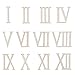 Healifty Numeri Romani in Legno Artigianato Fai da Te per Decorazione da Parete 12 PCS