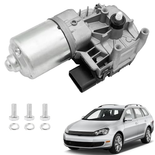 E-Vniko Front Windshield Wiper Motor Compatible with Volkswagen VW, Eos, GTI, Golf, Jetta, Rabbit, R32 - Car Wiper Motor 1K1955119E 3C1955119 1Q1955119C R32 1.9L 2.0L 2.5L 3.2L