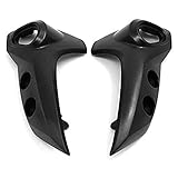 Headlight Mount Motorcycle Headlight Mounting Side Bracket Head Light Lamp Upper Frame Fit for Yamaha FZ6 FZ6-N FZ6N 2004 (Colour: Black)