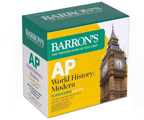 AP World History: Modern Flashcards, Sixth Edition (Barron's AP Prep)