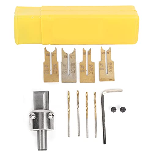 12PCS Bead Milling Cutter Set, Woodworking Tool Router Bit Hardness Beading Router Drills Bits Hardware Accessory Alloy Steel for DIY Jewelry Making