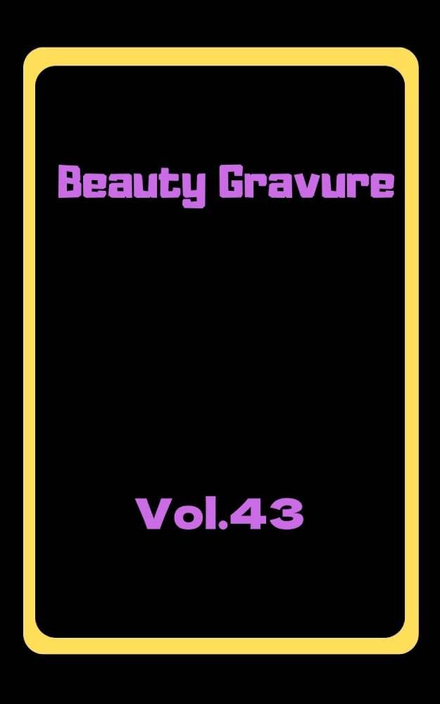 Beauty Gravure Vol 43 Japanese Edition photobook authentique pour trouver l'inspiration