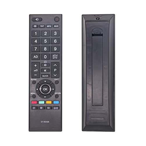 Remplacement Telecommande Toshiba CT-90326 pour telecommande TV Toshiba 39L2337DG 40LV933G 42AV625D 42HL833F