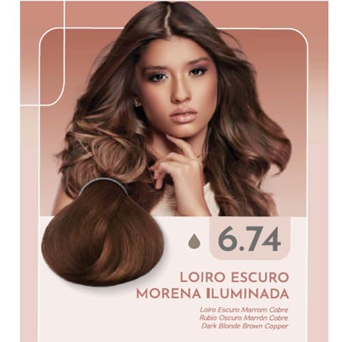 Itallian Hairtech - Color Ic Premium Morena Iluminada Loiro Escuro 6.74 60G