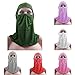 Produktbild Ein Stück Ramadan Arabisches Gebet Volle Gesichtsbedeckung Muslimische Frauen Hijab Niqab Schleier Islamische Gesichtsmaske Schal Schal