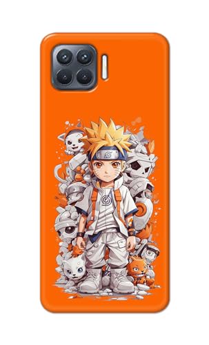 Image of PRINTFIDAA Printed Hard Back Cover Case for Oppo F17 Pro | Oppo A93 4G | Oppo Reno4 F | Oppo Reno 4 F Back Cover (Famous Anime Cartoon Character) -112
