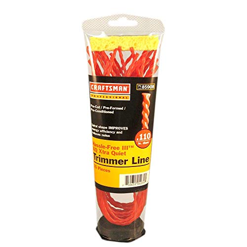 Craftsman 85905 Line Trimmer Cutting Line, 0.155-in, 24-Pack Genuine Original Equipment Manufacturer (OEM) Part