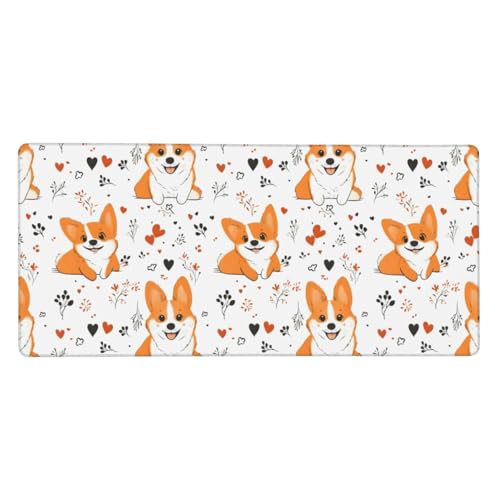 Tapis de souris pour ordinateur portable au motif floral mignon