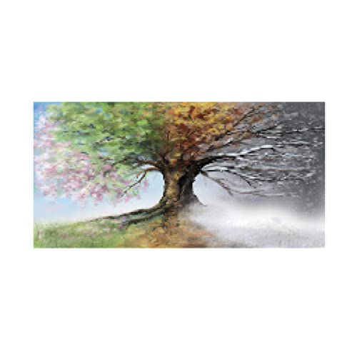 Peinture murale arbre coloré sur toile de qualité affiche d'art moderne abstrait