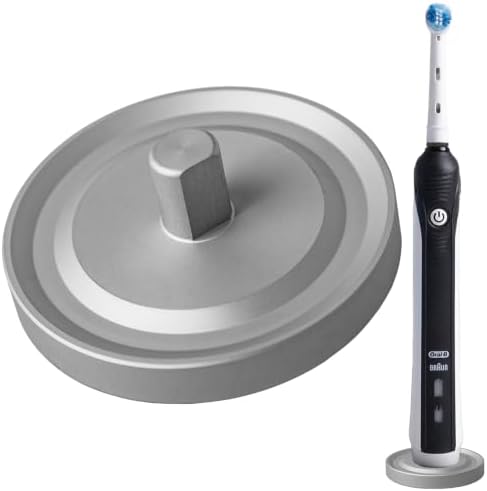 Silver Oral-B Compatible Electric Toothbrush Holder for Bathroom,...