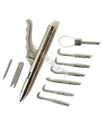 Cynamed set of 11-Dental Automatic Crown Remover Bridge Remover -Dental Automatic Crown and Bridge Remover Dental crown remover