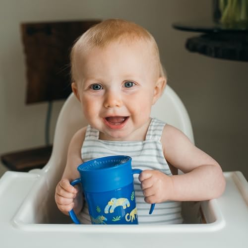Image of Dr. Brown's Milestones Cheers, 360 Cup, Blue, 7 Oz, 198 Ml