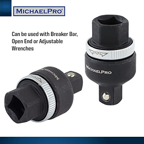MichaelPro MP012016 1/2" Drive Ratcheting Breaker Bar Adapter - Image 3