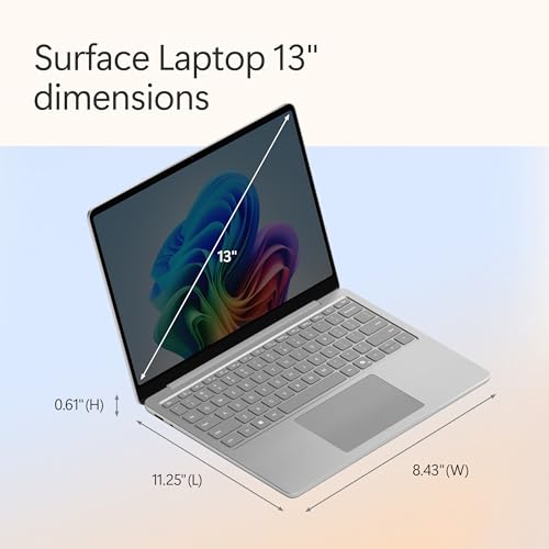 Image of Microsoft Surface Laptop - Smurface (2025), Windows 11 Copilot+ PC, 13 inch Touchscreen Display, Snapdragon X Plus (8 Core), 16GB RAM, 512GB UFS Storage, Limited Edition - Only at Amazon