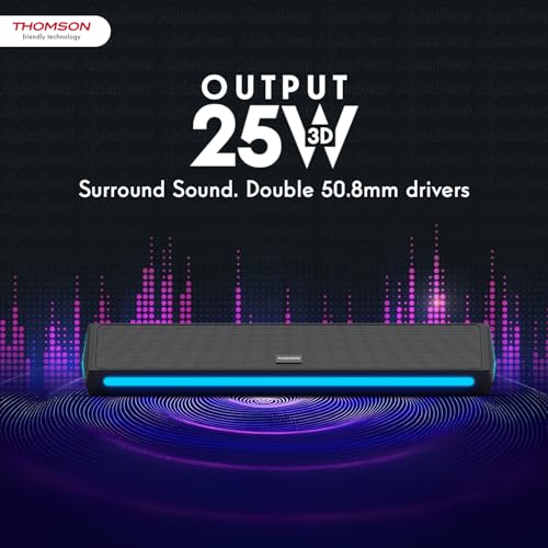 Image of Thomson 25 Watt Portable Soundbar with RGB I AlphaBeat25