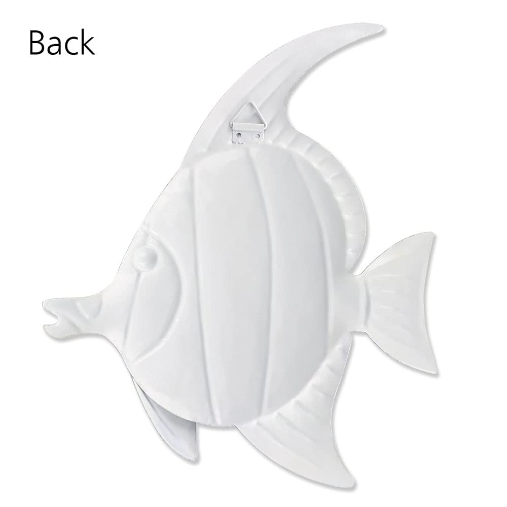 Pesce Wall Hanging Wall Decor Creative Ornament Craft Wall Art Marine Life adesivi murali per camerette decorative,Nero
