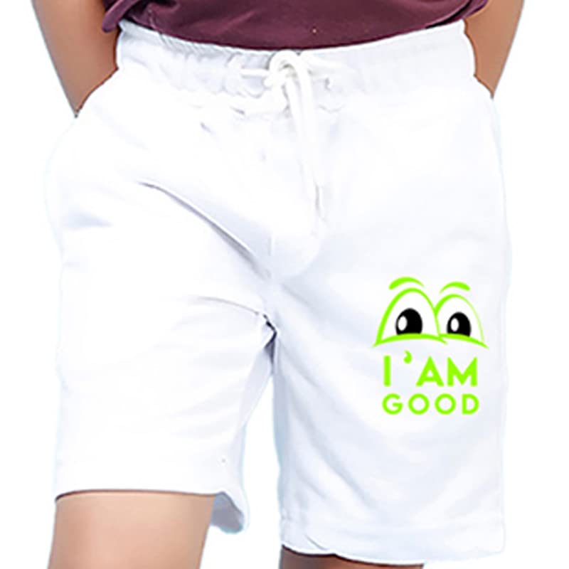 Nusyl I am Good Printed Boys Shorts – NUBPSHR0254.1AM