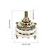 Rebower Band Selector Rotary Switch 2P10T 2 Pole 10 Position, 2 Deck [for Radio, TV, Industrial Machine Control Unit] - 1 Pcs