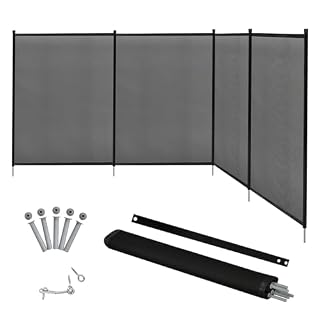SOARS barrière piscine noire modulable 360 x 125 cm