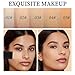 Dual-Ended Foundation & Concealer Stick with Built-in Brush, Long-Wear Matte Korean Full-Coverage Makeup, Waterproof Hydrating Contour for All Skin Tones (02#NATURAL)