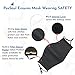 2 PCS | HANDMADE REUSABLE FACE MASK for Cat Lovers - A Black Washable Linen Cloth Face Masks Pack with Hand Embroidery Cat-loving Décor, Build-in Nose Wire & Breathable Designs – from PUSSOUL