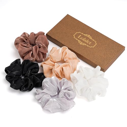 Lolalet LL-08364651 5 Pack Lolalet Big Scrunchies For Hair, Large Soft Organza Elastic Hair Scrunchy thumb #7