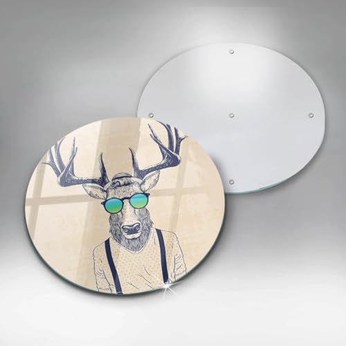 Planche à découper induction 30cm Wallfluent - Protection plaque motif élan