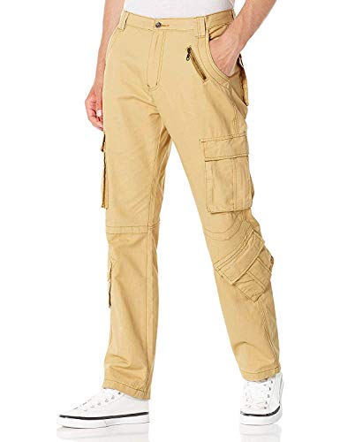Demon&Hunter 710X Series Men's Outdoors Cargo Trousers Multi Pocket Cargo Work Trousers Casual Combat Trousers 7103-36