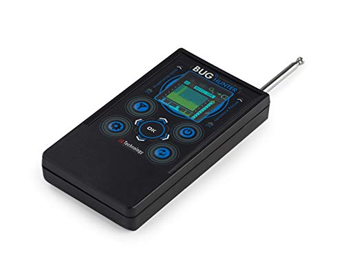 Anti Spy Bug Detector | Professional RF Signal Detector | High Sensitive Spy Bug Sweeper | Search for GPS Tracker, Mobile Phones, Wi-Fi, 3G, 4G, GSM, Wireless Camera | i4 Technology BH-03