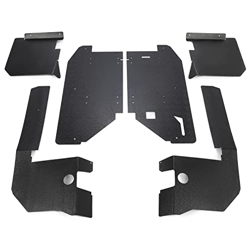 HECASA Fender Flare Compatible with 2015-2022 Polaris Midsize Ranger 570 Ranger ETX Protection Guard Mudguard Black (Front & Rear) by HECASA - Used condition - Image 2