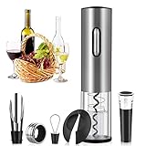 abridor de vino electrico amazon 【Fácil y conveniente】: el abrebotellas puede abrir fácilmente una botella de vino en solo unos segundos. Tiene un mango ergonómico y es fácil de operar. Con solo un botón, es fácil de abrir en cinco segundos.