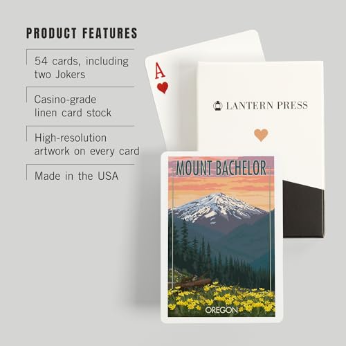 Baraja de Poker Lantern Press con 52 Cartas miniatura 3