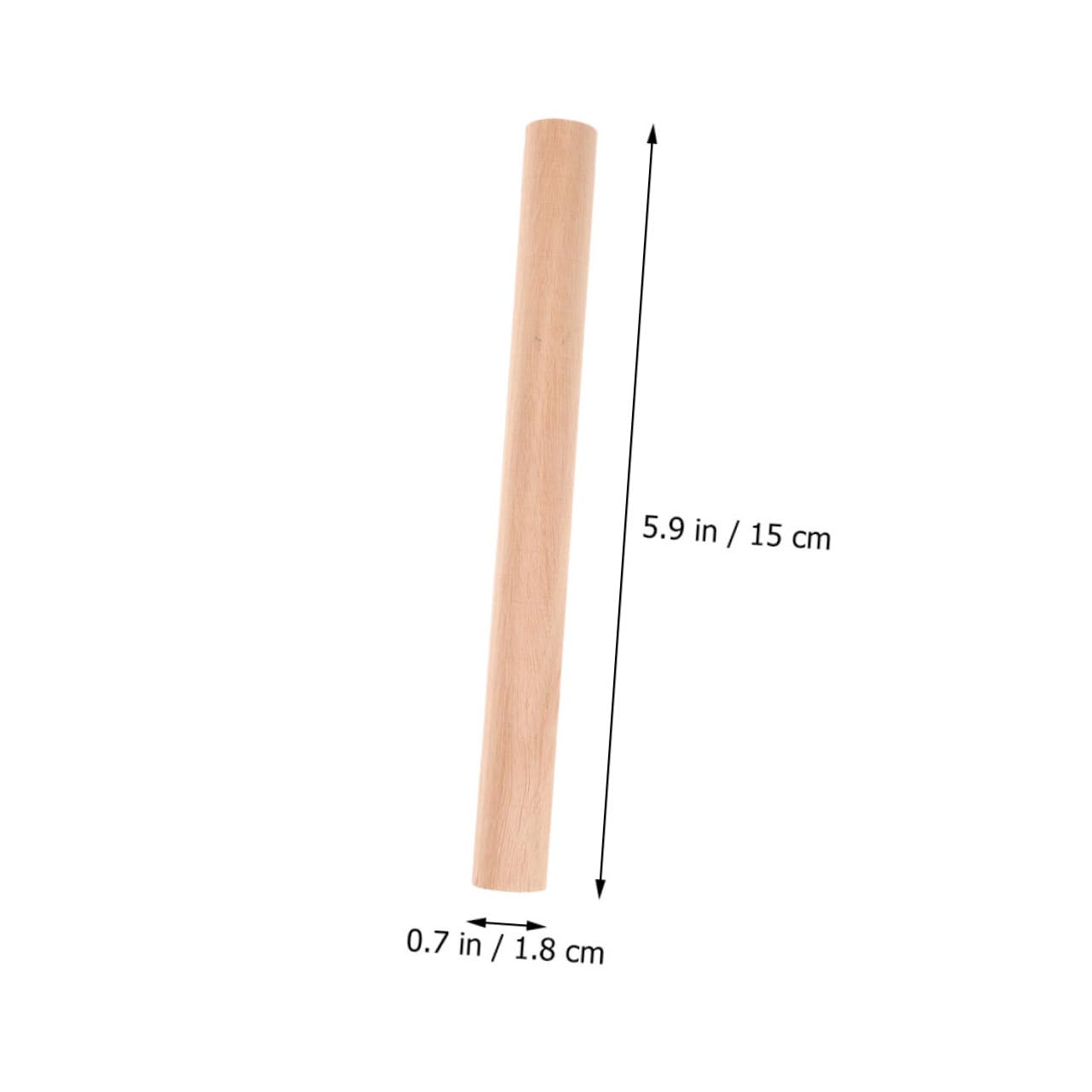 CHILDWEET 10pcs Bucket Lid Crowbar Decor Craft Wood Dowel Rod Wood Stick Wood Dowel Sticks for Crafting Craft Supplies Dowels for Crafting DIY Craft Dowels Wood Rod Wood Closet Rods Wooden