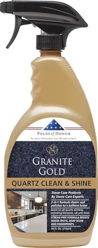 Granite Gold Quartz Clean & Shine Streak-Free Cleaner, Deeps...