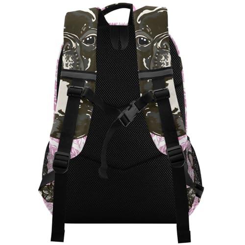 ALAZA Puppy French Bulldog Backpack