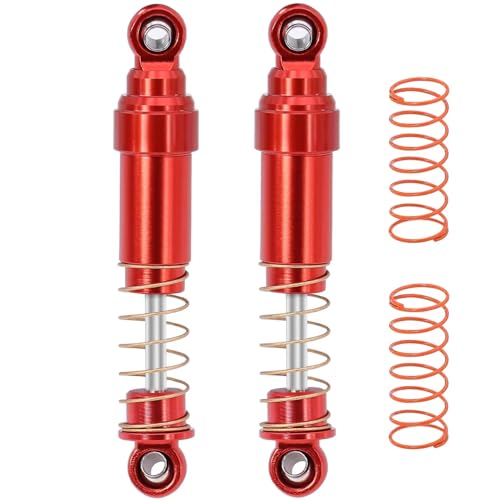 RC�V���b�N Compatible With TRX4M For Bronco For Defender 1/18 RC�J�[�A�b�v�O���[�h�A�N�Z�T���[�p�[�c���p���^��52mm�I�C���[�U�V���b�N�A�u�\�[�o�[(Red)