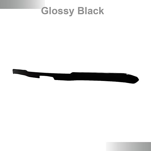 Miniatura 4 de Alerón para tapa trasera del maletero compatible con Chevy Chevrolet Corvette C6 2005-2013 ZR1 Extended H Style Negro brillante