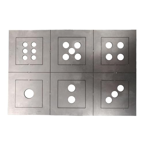 Juego de ejercicios de soldadura en cubos, cubos de soldadura de acero inoxidable, práctica de soldadura para principiantes | Chapas robustas de acero con poco carbono para principiantes para