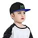 Oregon Bigfoot Sasquatch Children Flat Brim Contrast Hip Hop Hat Big Kid Flat Bill Adjustable Snapback Sport Cap Blue