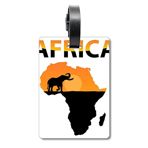 Étiquette valise Afrique éléphant sauvage : évitez les pertes de bagages en voyage