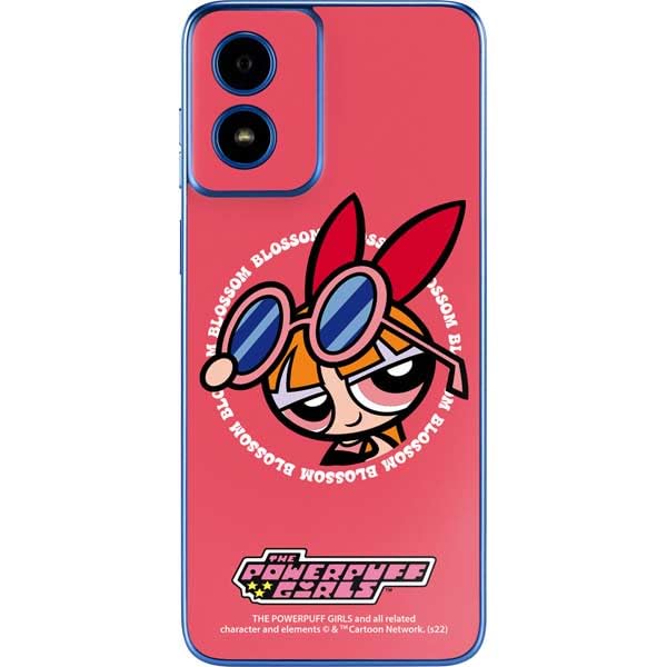 Skinit Decal Phone Skin Compatible with Moto G Play 4G - Officially Licensed Cartoon Network Powerpuff Girls Blossom Design