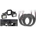 Nilight 2 PCS 4 Inch 60W LED Pods & 10 Feet Wiring Harness Extension Kit for Off Road Lights, Boat Lighting, 2 Years Warranty