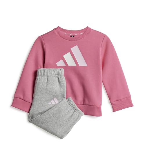 adidas Unisex Baby BIG LOGO ESSENTIALS JOGGER, pink fusion/clear pink/white, 18-24 Months