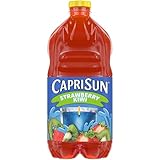 Capri Sun Strawberry Kiwi Flavored Juice Drink Blend from concentrate with other natural flavors, 64 oz Bottle