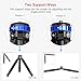 Koolehaoda Camera Mini Tripod, Lightweight Aluminum Alloy Desktop Tabletop Tripod Stand with 1/4 and 3/8 Screw Mount for DSLR Cameras,Video Recorder,Cell Phone - (MT-03)