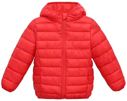 Happy Cherry Baby Boys Girls Hooded Coat Winter Lightweight Down Jacket Packable Cotton Coat3