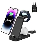 【Lo que obtienes】 Base de carga Apetiy (3 en 1), cargador rápido de 18 W, cable de carga USB A a C, manual de usuario (idioma español no garantizado), amable servicio al cliente de Apetiy. Si tiene alguna pregunta, póngase en contacto con nosotros y le ofreceremos una solución satisfactoria
