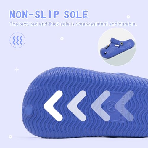 Image of Casazoe Toddler Boys Girls Cute Garden Clogs Kids Slip On Water Shoes EVA Lightweight Summer Slipper Slides Baby Comfort Sandals Children Outdoor Shower Beach Pool Play Shoes