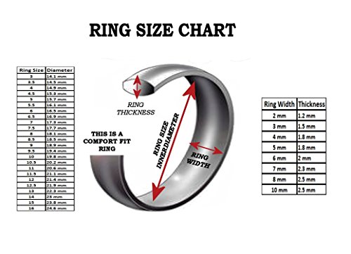 Custom Engraved 6mm Natural Deer Antler Inlay White Tungsten Carbide or Black Plated Ring4